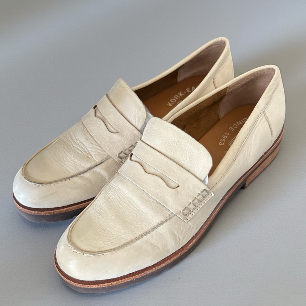Kork-Ease Leather Penny Loafers Lug Sole Style “Carlisle” Women’s Size 9 - Picture 9 of 14